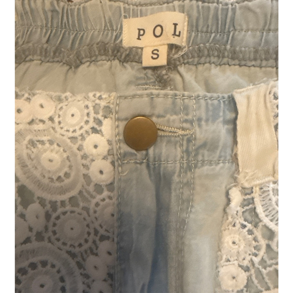 Women's POL Light Blue & White Lace Maxi Skirt - Picture 3 of 3